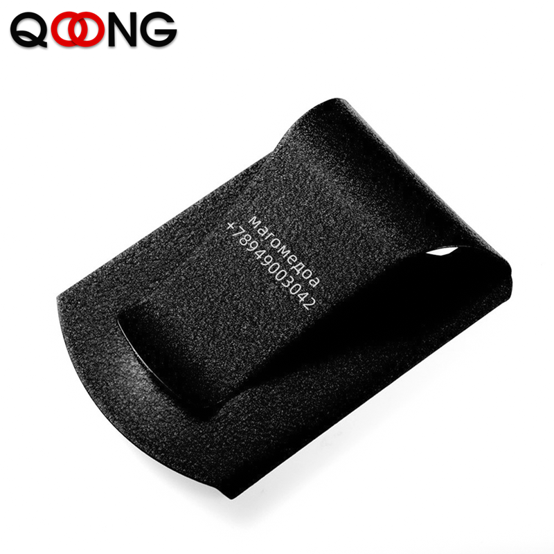 Money Clip Magnetic - QOONG Lettering Personalizzato In Acciaio Inox