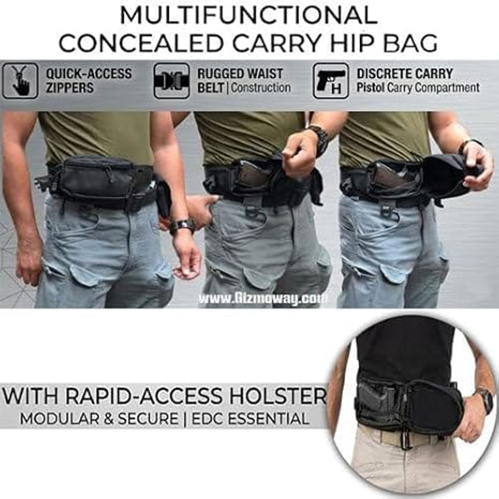 Borsa Tattica per Pistola, Bor - Edc Carry Holster recensione e prezzo